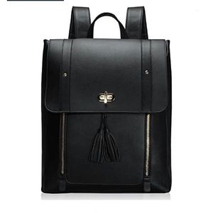 Leather backpack